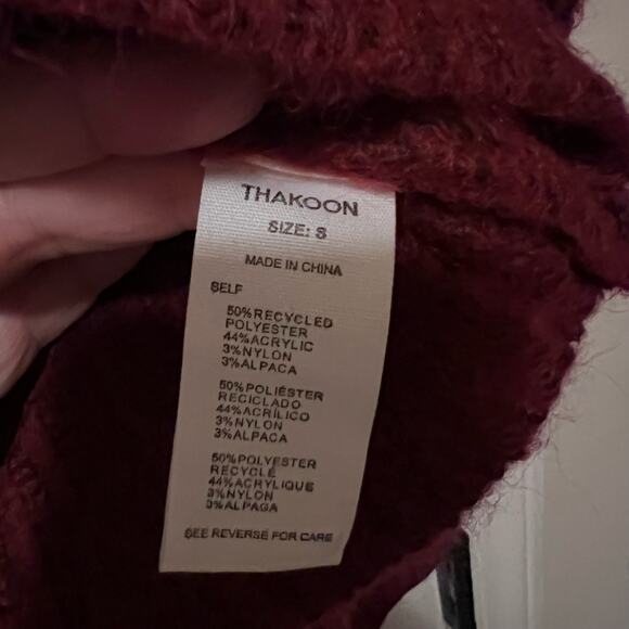 Women's Thakoon Cropped Turtleneck Sweater, Size Small, NWT - Picture 6 of 7